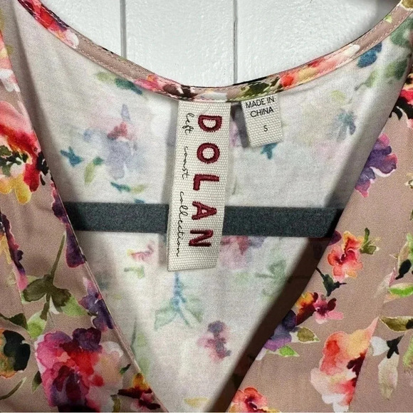 Anthropologie Dolan Short Sleeve Floral Blouse Shirt - Picture 4 of 5